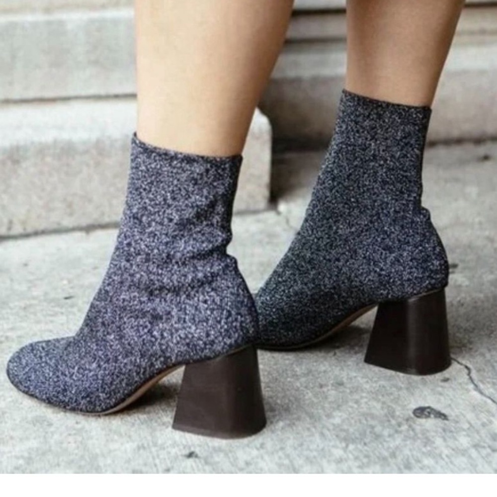 Cèline Sparkly Sock Boots